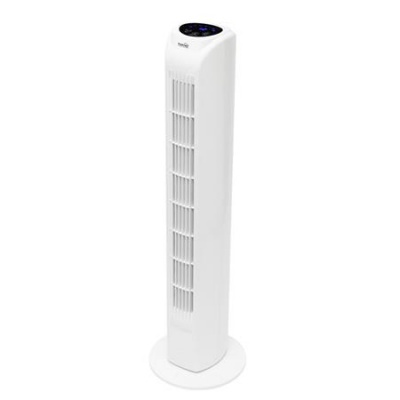 Oszlopventilátor, távirányítóval, 78 cm, 45 W, HOME, fehér