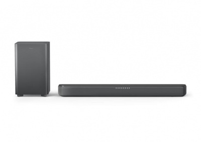 Hangszóró, vezeték nélküli mélynyomóval, PHILIPS "TAB5309", sötétszürke