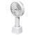Kézi ventilátor, tölthető, 9 cm, 4 W, HOME, fehér